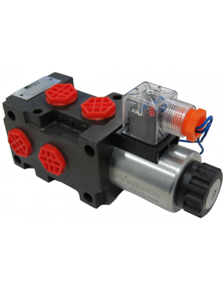 Electroválvula selectora 3/8" 6 vias 12v