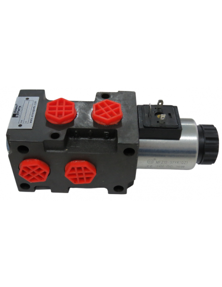 Electroválvula selectora 3/8" 6 vias 12v