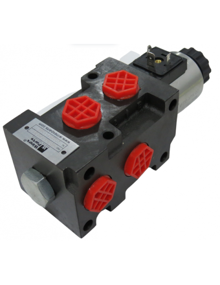 Electroválvula selectora 3/8" 6 vias 12v