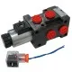 Electroválvula selectora 3/8" 6 vias 12v