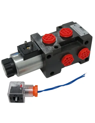 Electroválvula selectora 3/8" 6 vias 12v