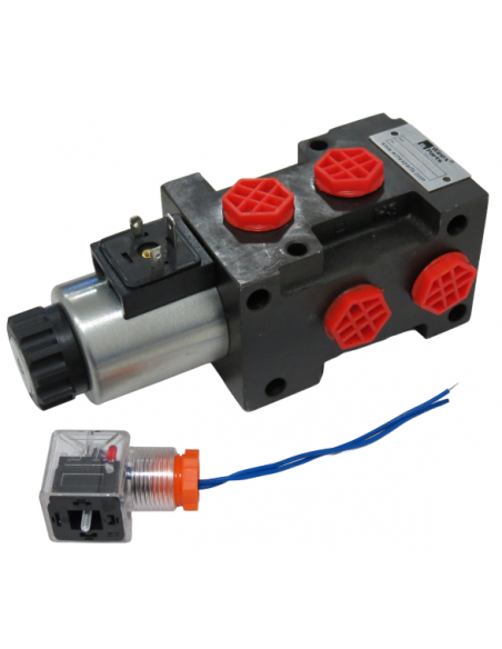Electroválvula selectora 3/8" 6 vias 12v