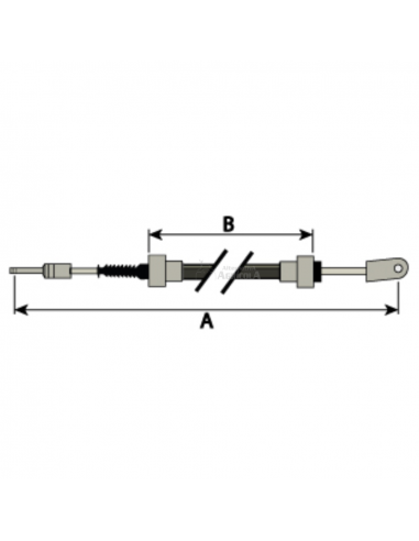 Cable embrague tractor New Holland varios modelos 5168842
