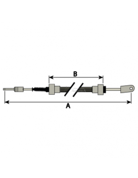 Cable embrague tractor New Holland varios modelos 5168842