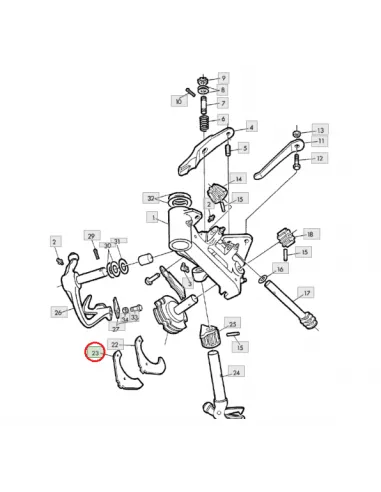 Chapa limpiadora mecanismo atador empacadora  John Deere E10026
