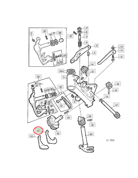 Barra limpiadora mecanismo anudador empacadora de pacas rectangulares John Deere BP14503
