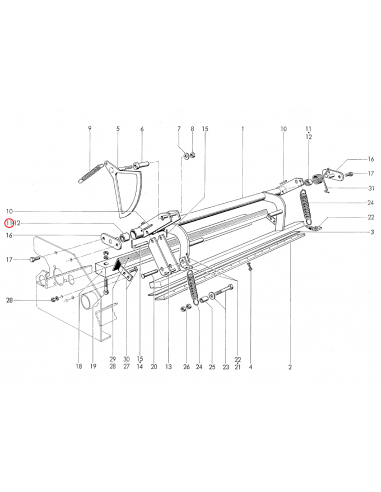 Casquillo cuerpo atador empacadora Welger 0920112500