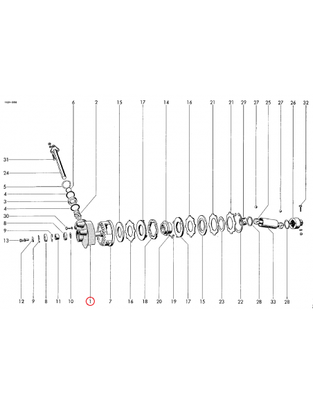 Cubierta de coronación de viento empacadora Welger