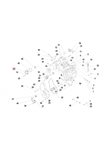 Brida eje segadora BCS 21112