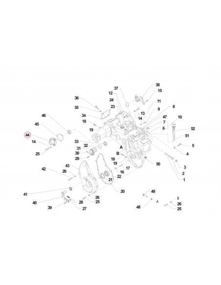 Brida eje segadora BCS 21112