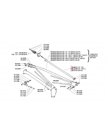 Brazo segadora BCS 21148