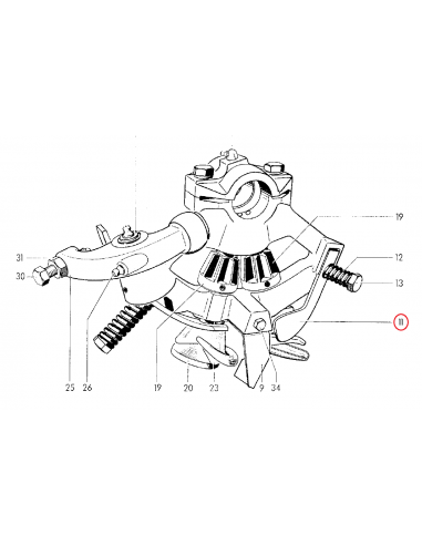 Resorte de presión atador empacadora Welger 0940742800