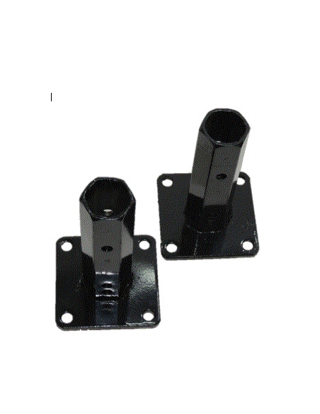 Juego ejes para ruedas motocultor o motoazada hexágono 25mm