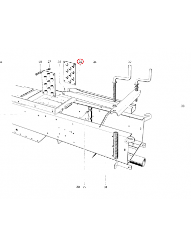 Chapa retenedor empacadora Welger 0339310000