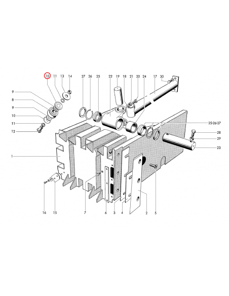 Guardapolvo empacadora Welger 0925312000