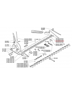 Barra consumo 1.45 m segadora BCS