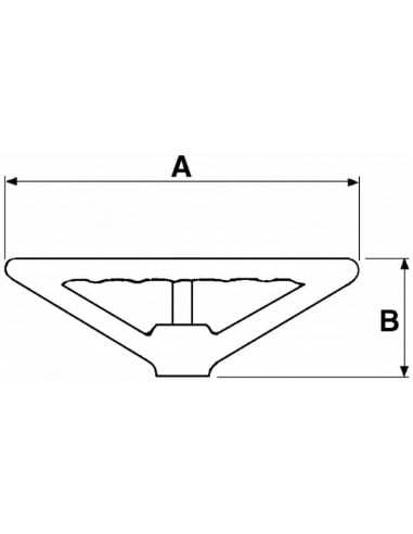 Volante dirección Ø 300 mm C6 sin pomo