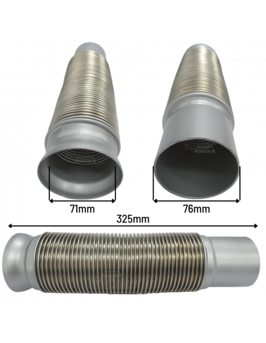 Tubo de escape flexible válido John Deere AL175163