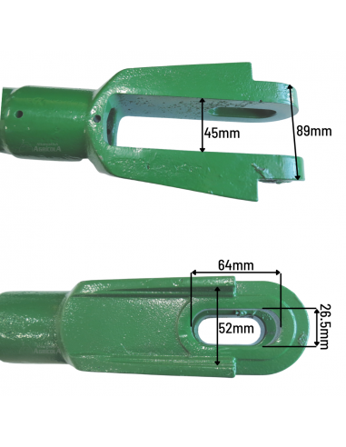 Horquilla tensor vertical John Deere R106414