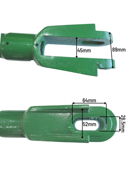 Horquilla tensor vertical John Deere R106414