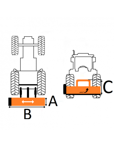 Rotavator desplazable