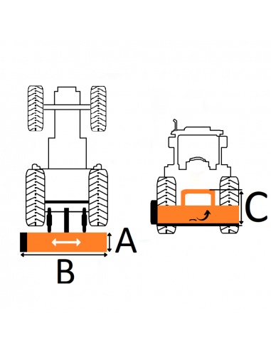 Rotavators Super Reforzados Zeppelin para tractor