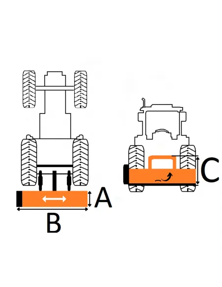 Rotavators Super Reforzados Zeppelin para tractor