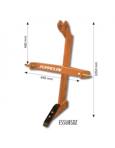 Subsolador ligero 65mm 1 hileras