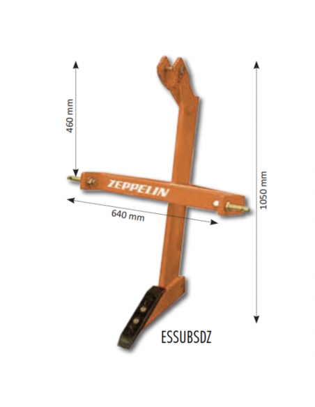 Subsolador ligero 65mm 1 hileras