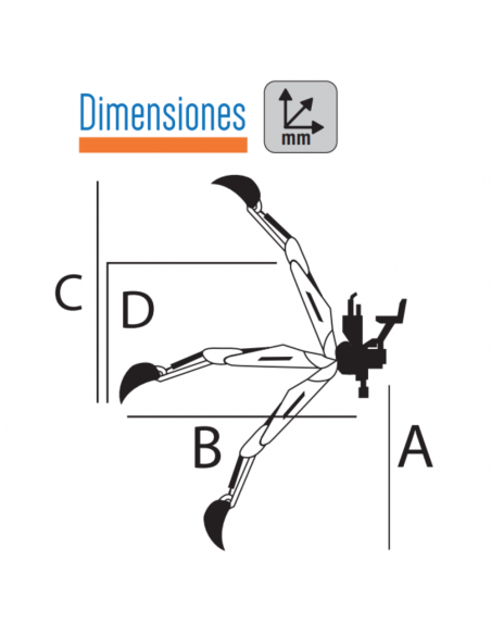 Retroexcavadora al tractor 95DZ deplazamiento mecánico