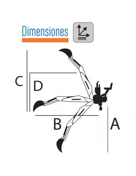 Retroexcavadora al tractor 95DZ deplazamiento mecánico