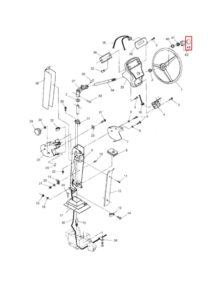 Emblema insignia adhesivo New Holland