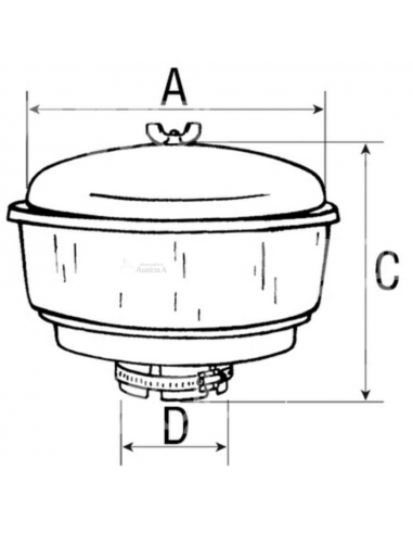 Prefiltro purificador de aire 114mm