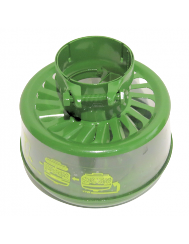 Purificador metálico aire Ø int de 76 mm Verde John Deere AL35357
