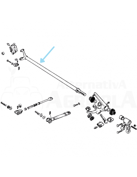 Brazo tirante grupo oscilante segadora BCS 59002849