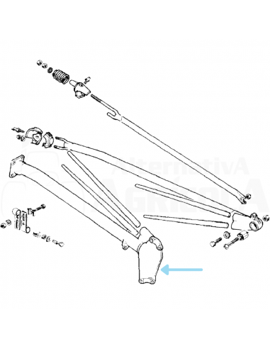 Brazo Soporte derecho segadora BCS