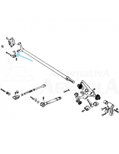 Juego de agujas soporte rodamiento grupo oscilante segadora BCS