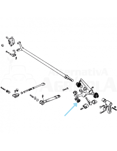 Guardapolvos rótula bola segadora BCS 55102875