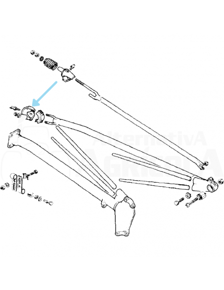 Casquillo aluminio rueda segadora BCS