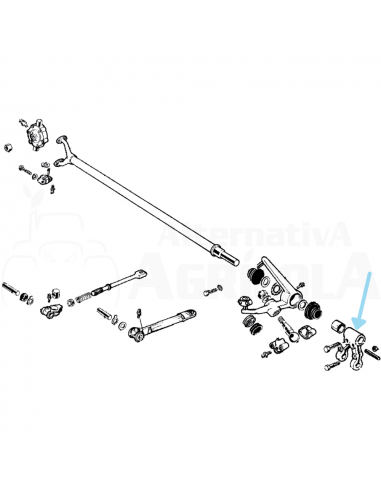 Horquilla soporte oscilante segadora BCS 2815