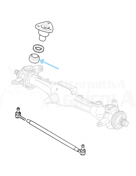 Rodamiento media bola Fiat y Ford Tractores Antiguos