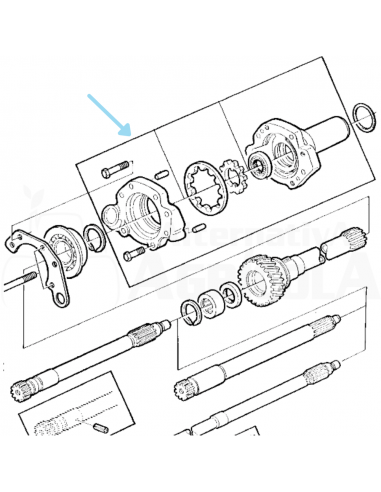 Bomba de Aceite Elevadora de Presión Tractores John Deere y Case IH