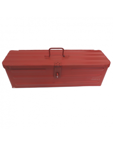Caja de herramientas metálica 420 x 120 x 120 roja