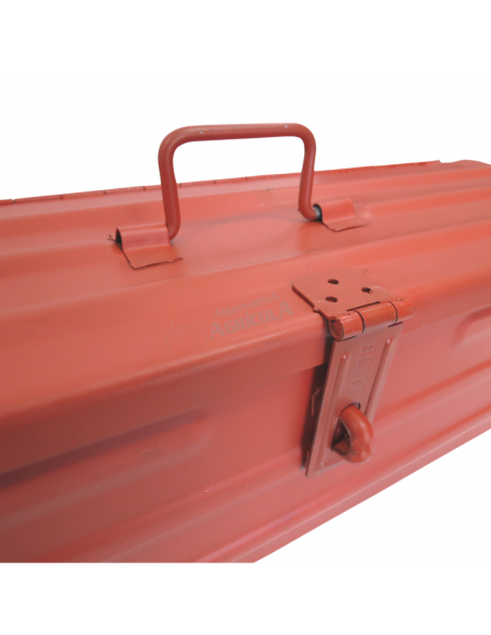 Caja de herramientas metálica 420 x 120 x 120 roja