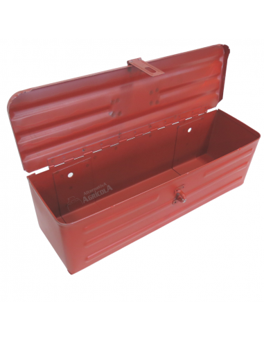 Caja de herramientas metálica 420 x 120 x 120 roja