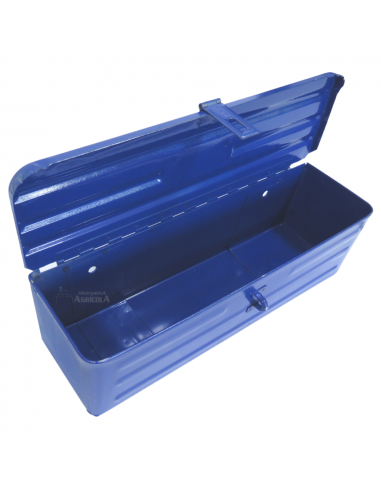 Caja de herramientas metálica 420 x 120 x 120 azul