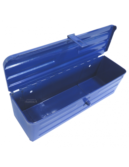 Caja de herramientas metálica 420 x 120 x 120 azul