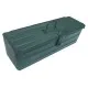 Caja de herramientas metálica 420 x 120 x 120 verde