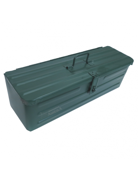 Caja de herramientas metálica 420 x 120 x 120 verde