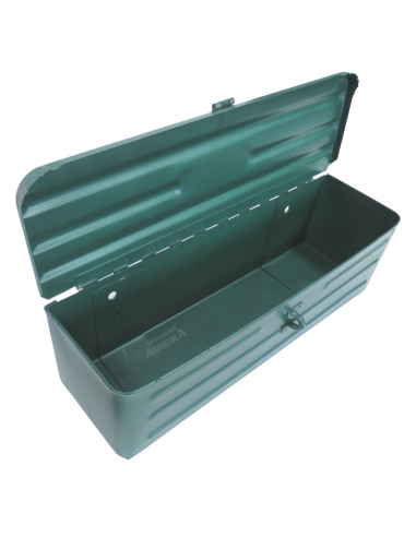 Caja de herramientas metálica 420 x 120 x 120 verde